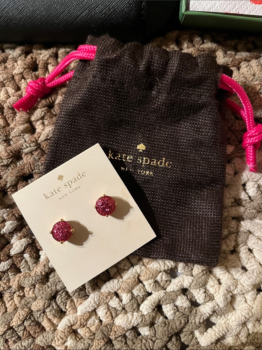 NWT,NWOT,EUC Kate Spade Bundle purse wallet socks earrings insulated tote naps - Picture 4 of 16